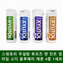 후르츠&민트향 껌 26G X 4개 스윗토리 후르츠 앤 민트향 자일리톨