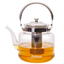 보고 거름망 직화 내열 유리 주전자 2L 직화용 유리차주전자 2000ml