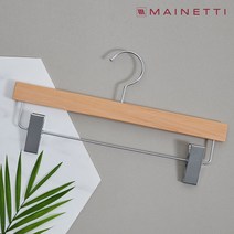 메이네티 내츄럴 원목 하의 옷걸이 3P (33cm), 단품, 단품