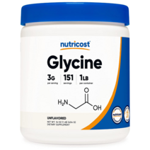 뉴트리코스트 글리신 글리시닌 아미노산 파우더 분말 3000mg Glycine, 1개, 기본