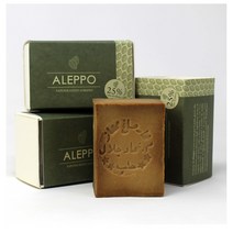 알레포 핸드메이드 올리브 & 월계수오일 25% 전통방식 보습 수제비누 3개 Aleppo Fatto A Mando