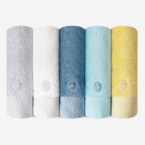 송월타월 샤보렌 물결40 수건 160g 뱀부얀혼방사, 아이보리, 10개