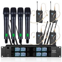 무선마이크 노래방 강의용 차량 무선 블루투스 마이크 음성 증폭기용 UHF 헤드폰 무대 스피, 3.GRAY