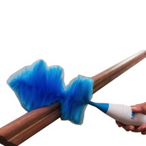 먼지 털이 떨이 정전기 만능 틈새 옷 미세 스위 스핀 더스터 지퍼 청소 신 휴대용 제거기, 360도 회전 스핀더스터 1개