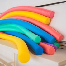 백업 빽업 스폰지막대 1cm x 2M 단색 세트 10개입, 하늘-10개입