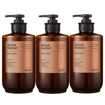 려샴푸 자양운모 탈모증상전문케어 서울석양 샴푸 585ML 3개, 려샴푸 자양운모 탈모증상전문케