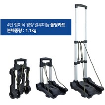 레이뉴 경량 3단 접이식 핸드카트 휴대 가벼운 폴딩 무거운짐 운반 캠핑 낚시 업소 배달
