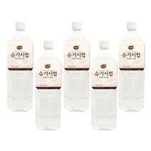 리치스 슈가시럽 1.5리터 1박스 6개 달달한 커피 주스 에이드 커피숍 시럽