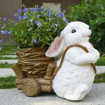 정원 가든 데코 인테리어 소품 야외 베란다 발코니 토끼 화분 조경 마당 테라스 꾸미기, 3번