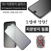 아이폰 14프로 필름 풀커버 무광 9H-뉴텍 (지문방지) 방탄 유리 글라스 안티AG 액정 보호 커버 (곡면 엣지), 2매-(지문방지) 유리