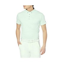 129721 르꼬끄스포르티브 Golf QGMTJA08 남성용 골프 반팔 셔츠 버튼 다운 흡한성 속건성 UPF 15 골퍼용 어드레스 커팅 편안한 플레이