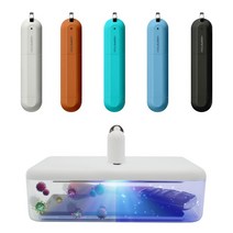 혀누닷컴 휴대용 UV led 마스크 살균기 킵스틱 자외선 소독기 UVC 살균소독기, 오렌지