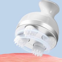 Fowod 두피 마사지기 머리 안마기 저소음 전신사용, 파랑색