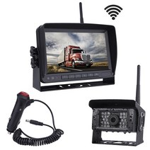 디지털 무선 차량용 크레인 무선 화물차 후방카메라 트럭 버스 카라반 픽업 SUV 카메라 1개, 1