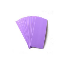 20/50/100pcs 18650 Lipo 배터리 랩 PVC 열 수축 튜브 Precut 너비 29.5mm x 72mm 절연 필름 보호 케이스 팩 슬리브, 20pcs, 보라색