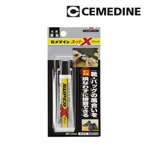 세메다인 슈퍼X 탄성 접착제 흑색 20ml 속경화 아크릴 강력 순간 슈퍼엑스