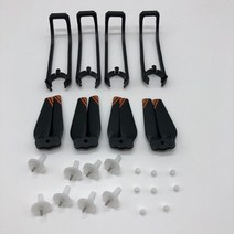드론 입문용드론 촬영드론 LS-XT9 미니 드론 RC 부품 키트 헬리콥터 프로펠러 블레이드 모터/엔진 기어 가, 08 파란