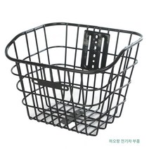 뚜껑 보조 자전거 짐보관함 바구니 후면, B타입 32 라지 바스켓 + 앞면 나사 심 장착 (뚜껑