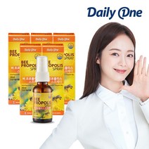 데일리원 전소민 비 프로폴리스 스프레이 캐나다 직수입 프리미엄 구강 분사 30ml, 5병