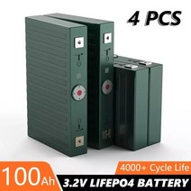 인산철배터리 인산철시동배터리 자동차배터리 차량용배터리 4pcs 3.2v 100ah 셀 sinopoly lifepo4 배터리 리튬 철 인산염 배터리 diy 팩 태양열 캠핑카 요트, 2개