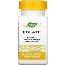 네이쳐스웨이 엽산 800mcg 100캡슐 Folate, 1개, 기본