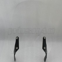 로얄 엔필드 썬더버드 용 윈드 실드 500 500X 350 350X 인터셉터 콘티넨탈 GT 650 535 윈드 스크린 브래킷 헤드 라이트 마운트, C Type Clear