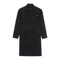 버커루진 [버커루]여성 셔츠카라 데님 원피스(B225DO994P)