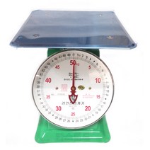 경인산업 국산 지시저울 접시 앉은뱅이 저울 2kg ~ 50kg 계량, 경인50kg