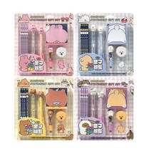 순덕이 초등학생 문구세트 pink+blue+yellow+purple 세트, 1세트