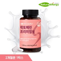 [웰핏 락토페린정 1통 2개월분] 프랑스산 락토페린농축물 장용성 락토페린, 웰핏 락토페린정 1통