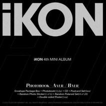 아이콘 (iKON ) 4th MINI ALBUM - FLASH BACK (PHOTOBOOK ver.) 1종 랜덤발송, 안 접힌 포스터있음(+지관통)