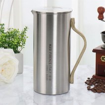 스텐 물병 업소용 물통 워터 저그 냉장고 물병 1500ml_233833EA, 본상품선택