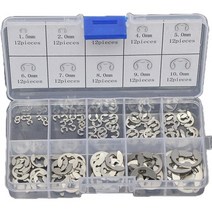일본직발송 10. GAOHOU 120개묶음 E클립 E형스냅링 스테인레스강 스냅링 E형멈춤고리 1.5 -10mm B078SPK9K, One Size_One Color, One Size_One Color, 상세 설명 참조0