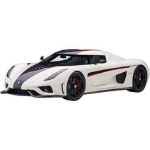 AUTOart 79027 1:18 코닉세그 레제라 화이트 카본 블랙 레드, 다이캐스트
