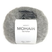 니뜨 허니 모헤어실(25g), 10_그레이, 1개