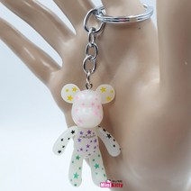 POPOBE 포포베 야광별 미니 열쇠고리 키링 키홀더 키체인, 1개