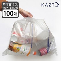 분리수거함 비닐봉투 초대형 (90X135Cm )120L 100매, 1