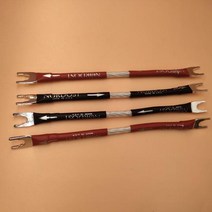 4개/몫 하이 엔드 Nordost ODIN 스털링 실버 점퍼 오디오 케이블 오버 머신 라인 HiFi 스피커 shigh and ba, 03 Y Plug-Y Plug_03 25cm