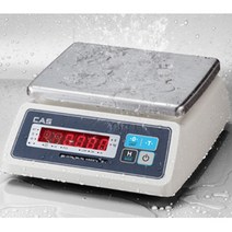 카스 SW-2W 방수저울 SW2-6EW 수산시장 식당 수산식품 LED 충전식 6kg