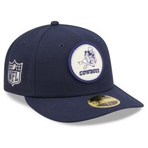 Dallas Cowboys 뉴에라 2022 Sideline 59FIFTY Low Profile Historic Fitted Hat Navy