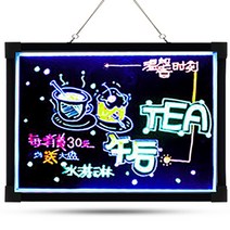 형광보드 LED 작은 칠판 필기 디스플레이 보드