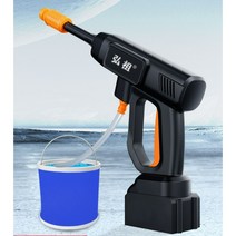 충전식 고압 세척기 휴대용 소형 고압세차기, 21V 형 +배터리3개+세트