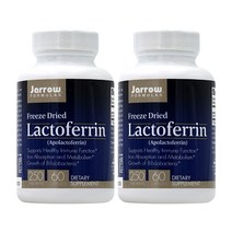 자로우 포뮬러스 락토페린 250mg 60캡슐 2병, 60정