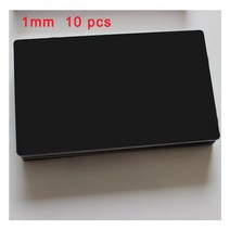 알미늄판 알루미늄 두께 Uxcell-빈 금속 명함 DIY 레이저 인쇄용 1mm 알루마이트 플레이트 10 개, [01] Red, [01] 66X45X1mm