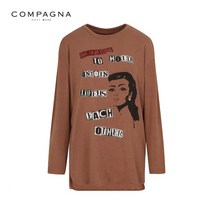 꼼빠니아 꼼빠니아 라운드넥 티셔츠-CW18KS0204379A