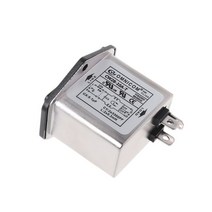CW2B-10A-T EMI 전원 필터 단일 위상 소켓 라인 컨디셔너 AC 115/250V