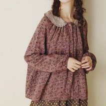 비앙카 보헤미안 플라워 블라우스