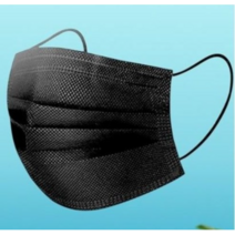 멜트브로운 일회용 덴탈마스크 50매 1BOX(블랙컬러), 1개, 50개