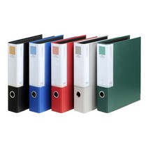 B849-7 이코노웹 합지 3공D링 바인더 5cm, 적색