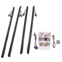 Bmw 3 시리즈 f30 2012-2018 2 색 자동차 네온 인테리어 도어 주변 조명, 검은 색, 협동사